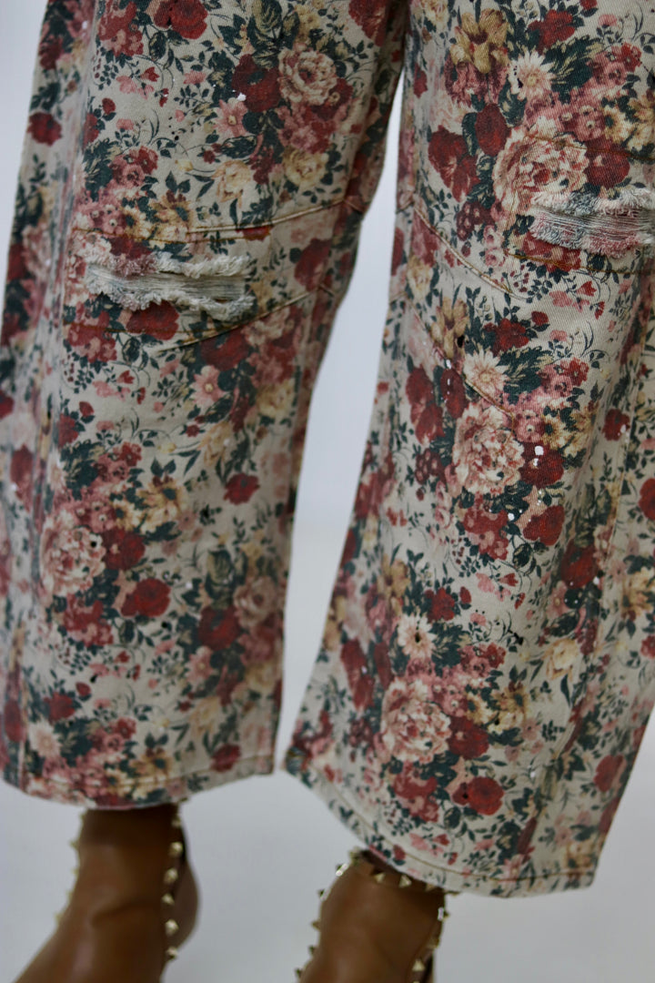 Barrel Of Dreams Jeans - Rose Garden