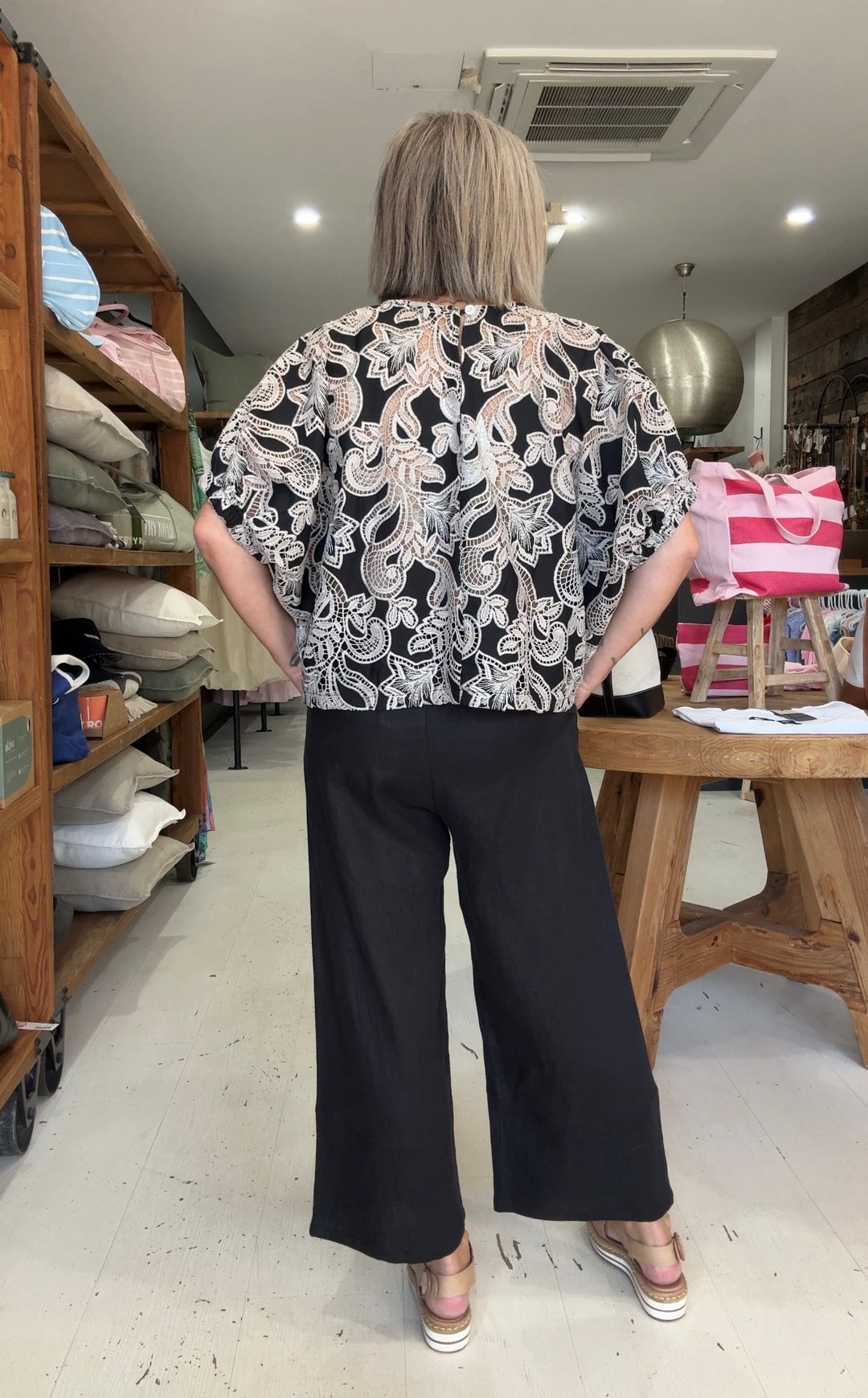 Kristie Top Embroidery
