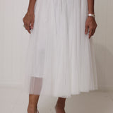 Tulle Skirt White