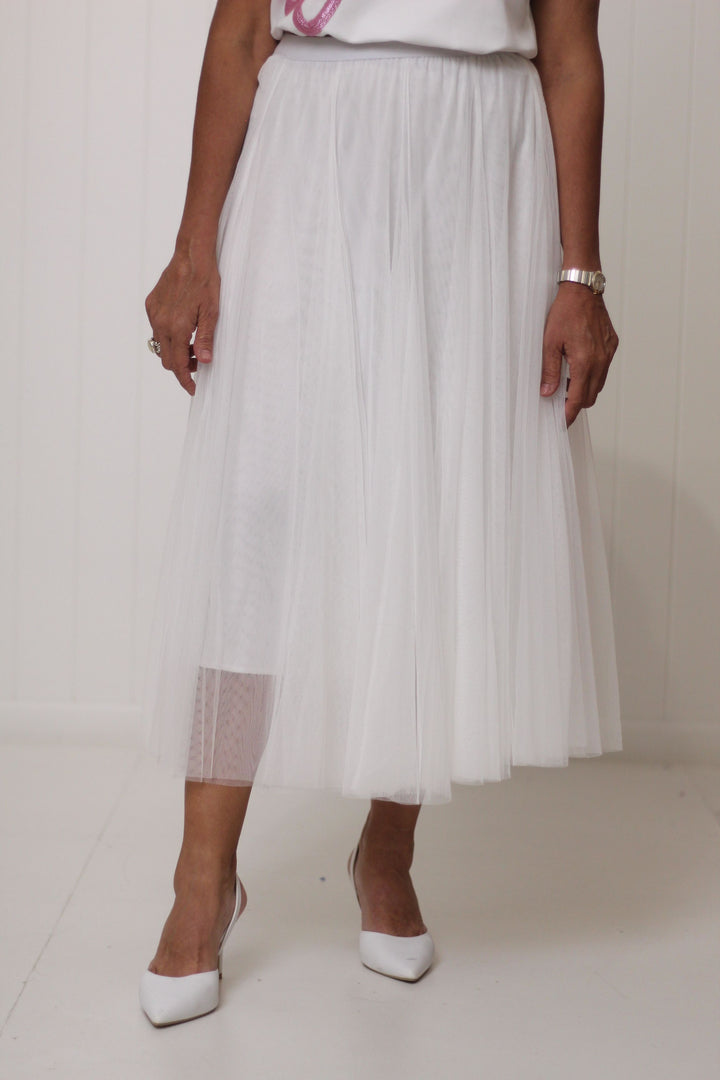 Tulle Skirt White