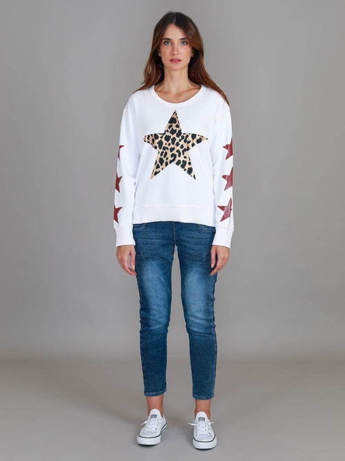 Sydney Leopard Star X6 Sweat