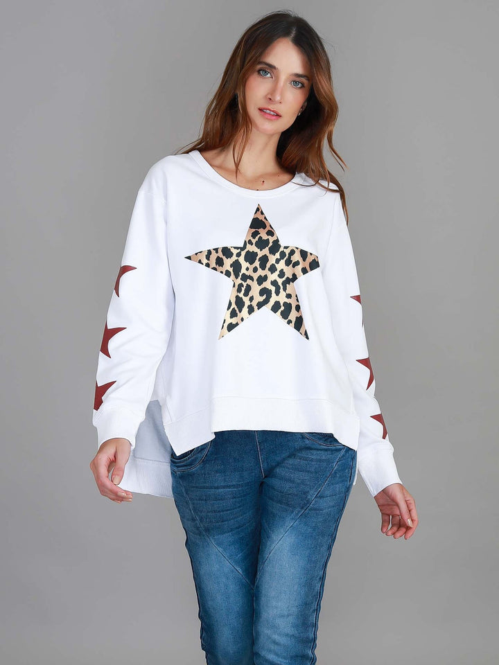 Sydney Leopard Star X6 Sweat