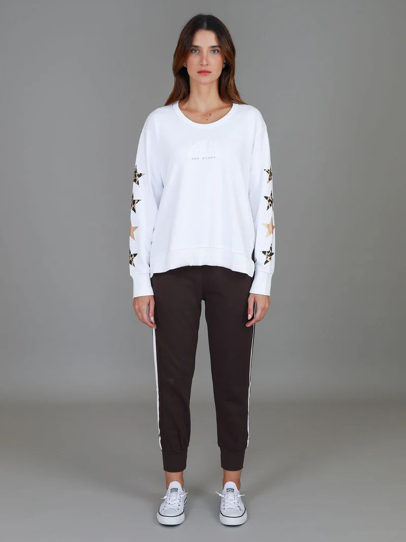 Rhodes Leopard Star Sweater