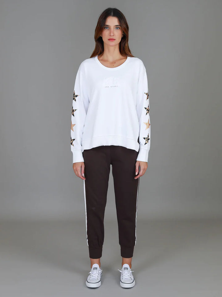 Rhodes Leopard Star Sweater