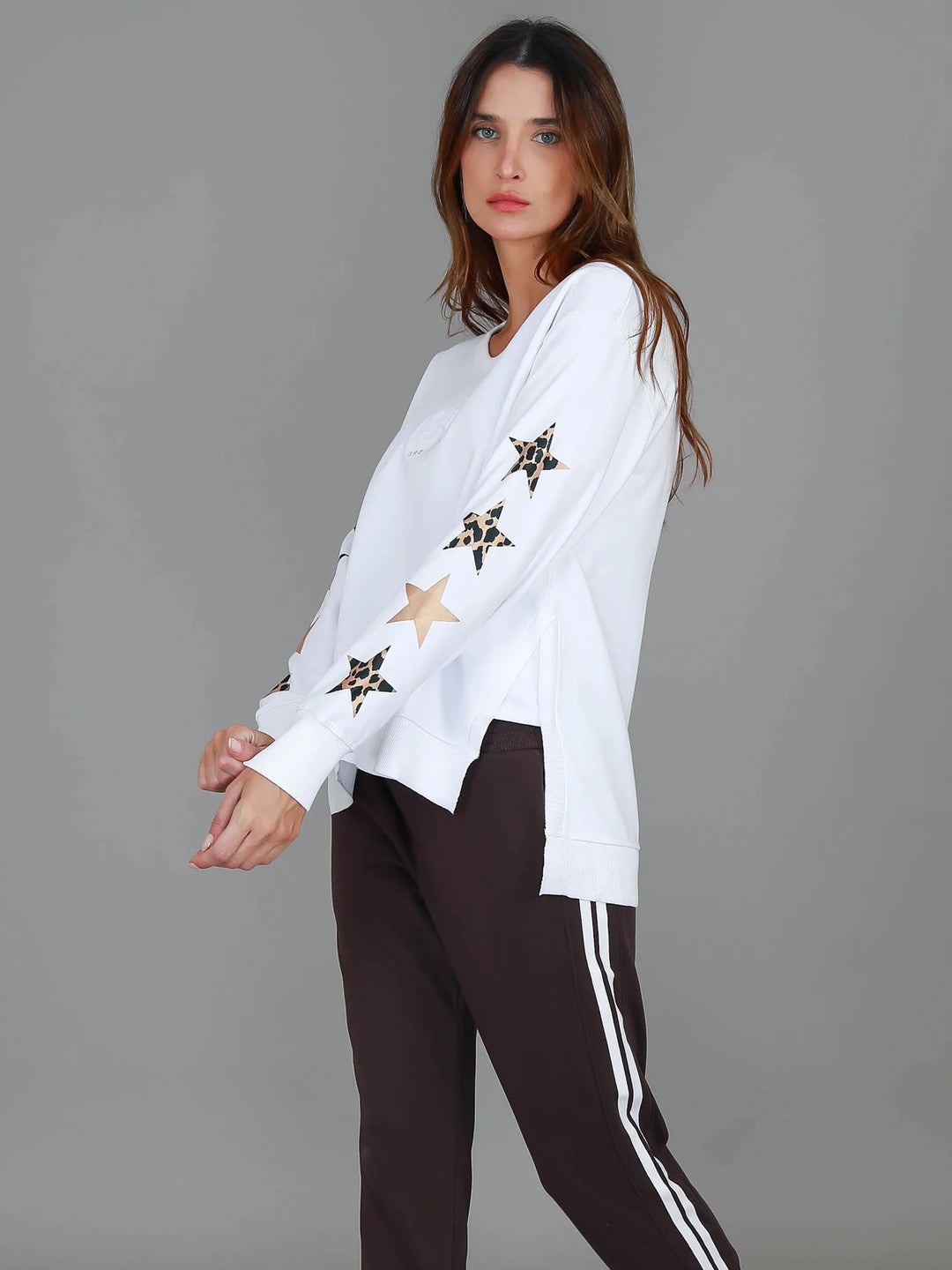 Rhodes Leopard Star Sweater