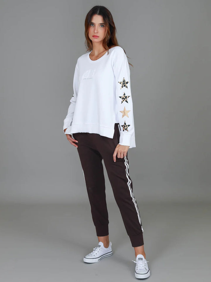 Rhodes Leopard Star Sweater