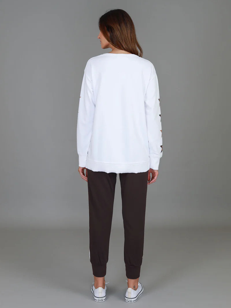 Rhodes Leopard Star Sweater