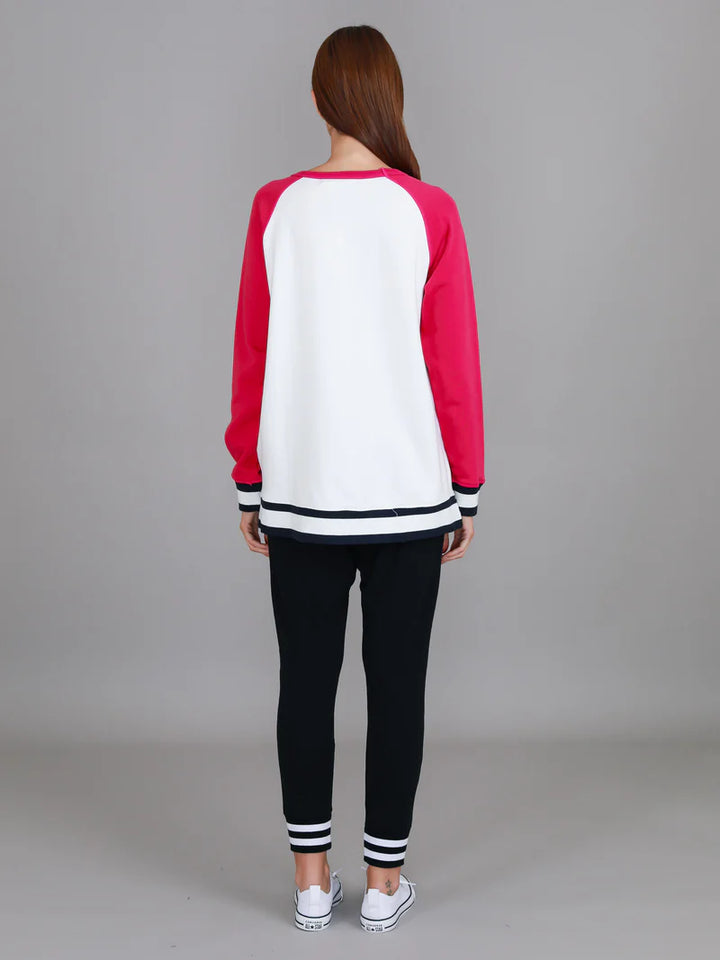 Everley Raglan Crewneck Sweater