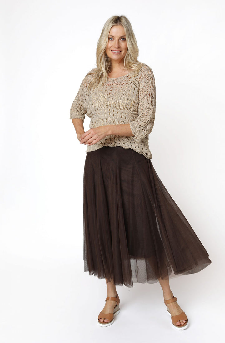 Tulle Tutu Skirt Chocolate