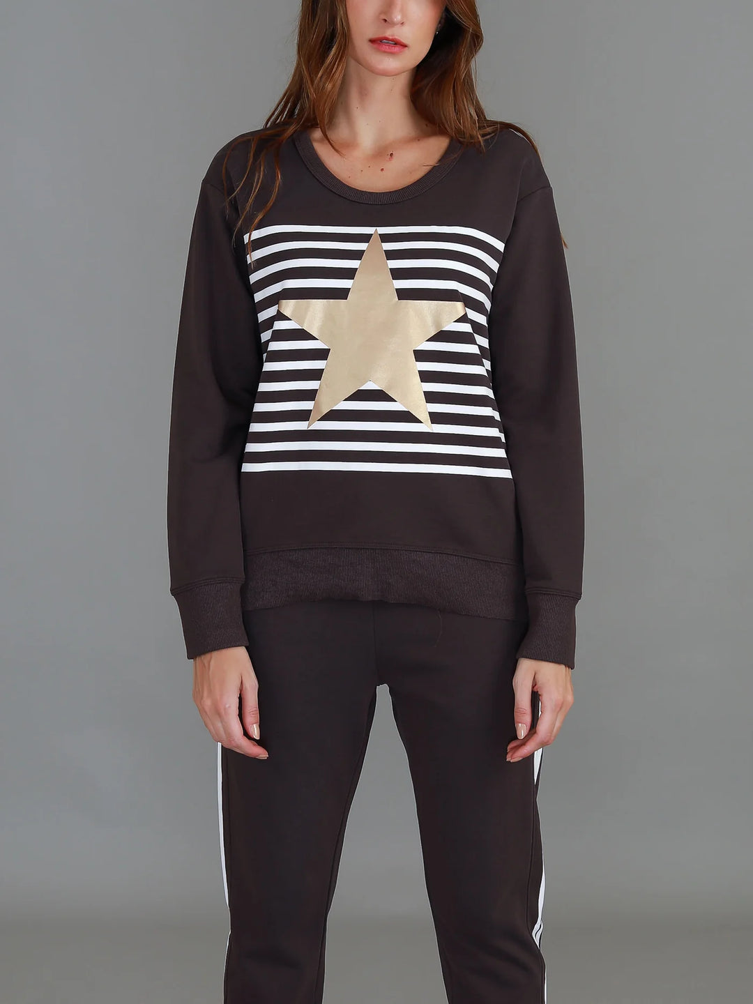 Geneva Stripe Star Sweater
