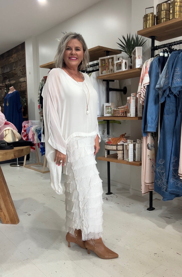 Ella Silk Layers Dress