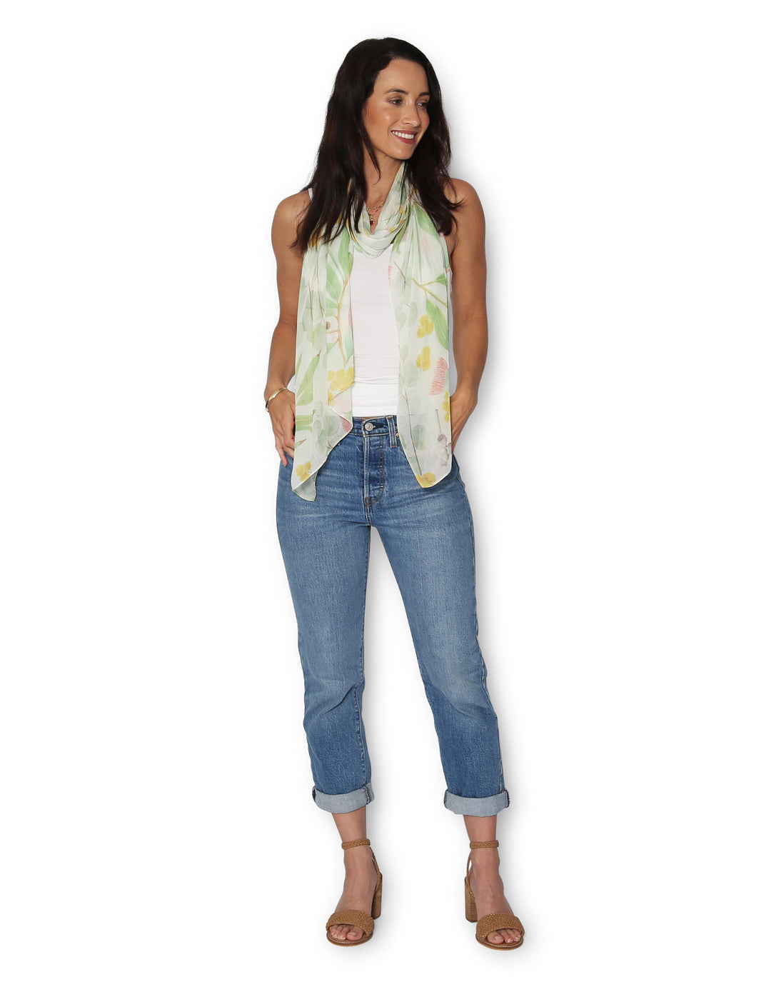 Small Scarf Australian Floral