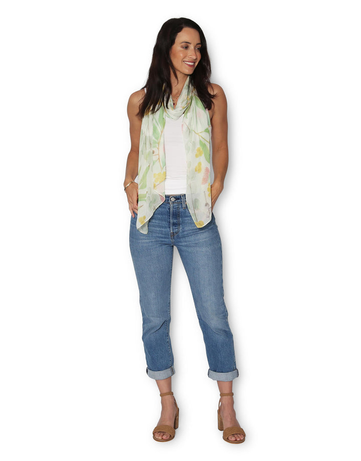 Small Scarf Australian Floral