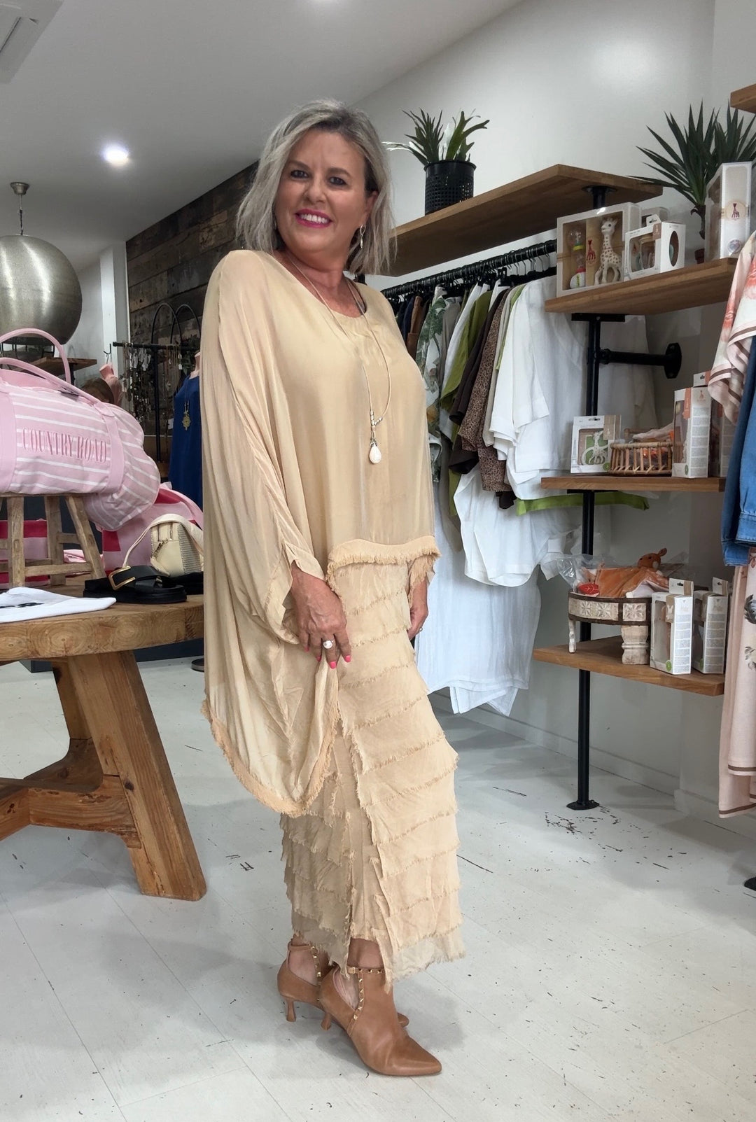 Ella Silk Layers Dress