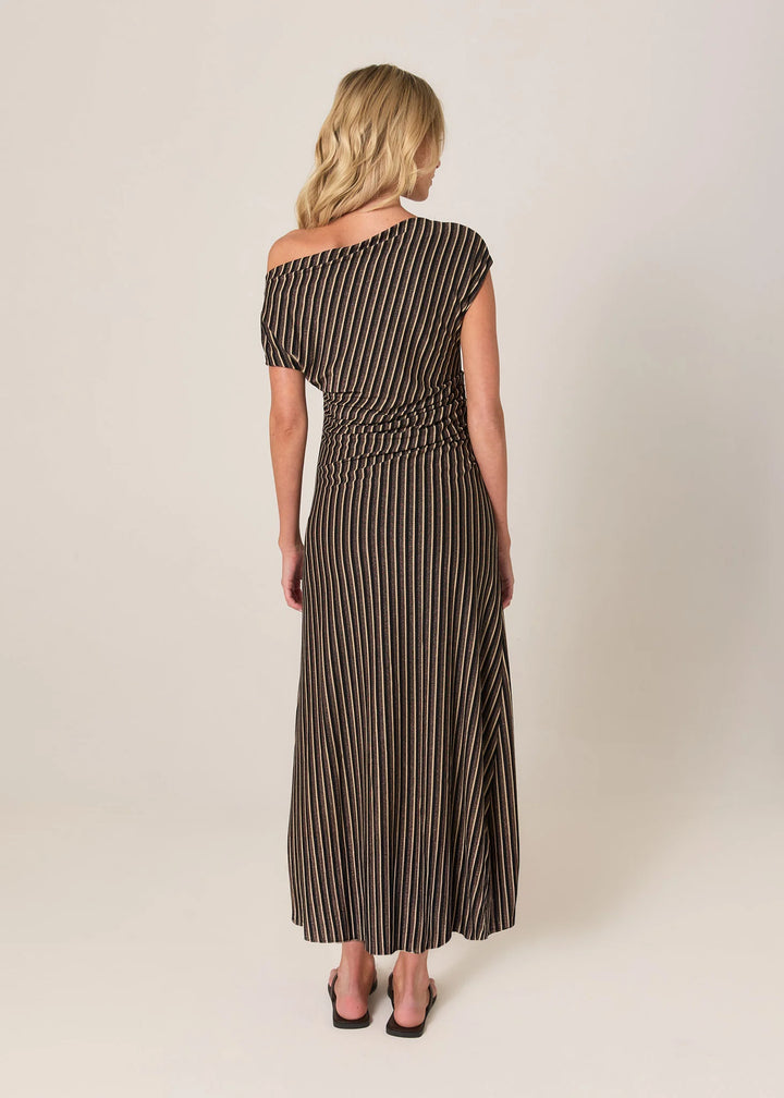 Everlyn Metallic Jersey Dress
