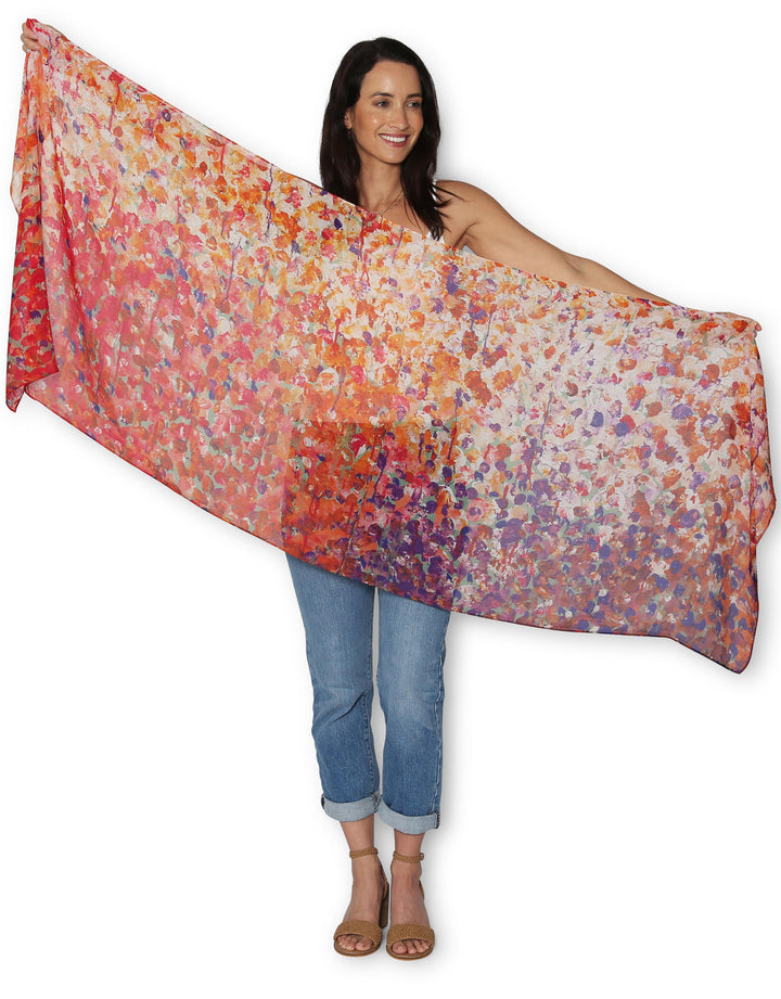 Small Scarf Apples and Figs