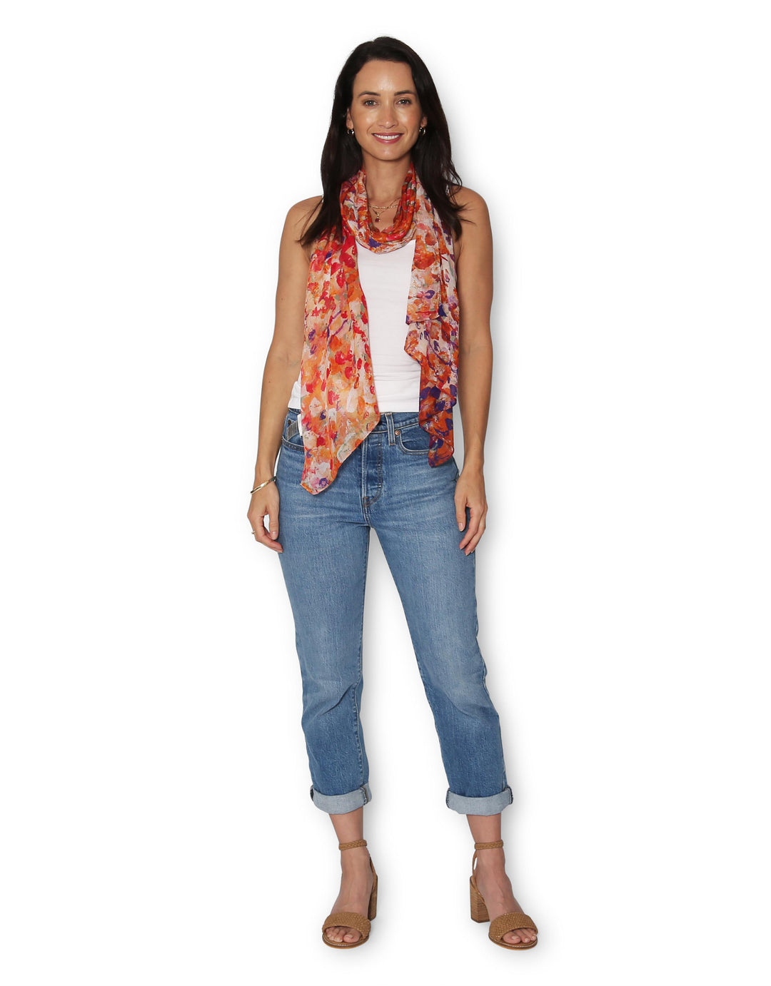 Small Scarf Apples and Figs