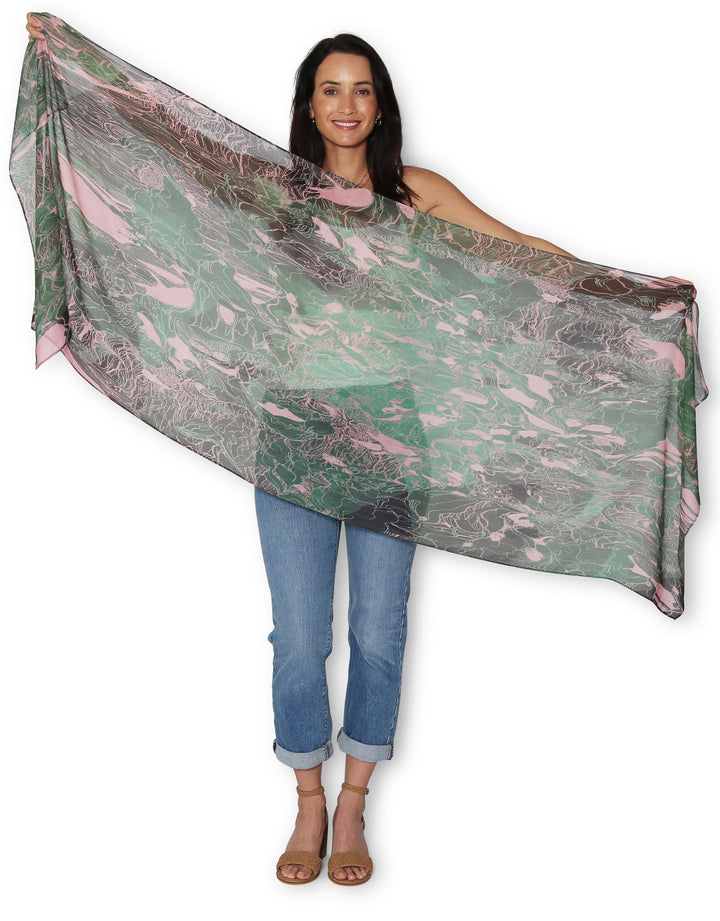 Small Scarf Twilight Forest