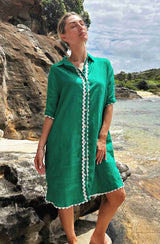 Isabel Dress Emerald