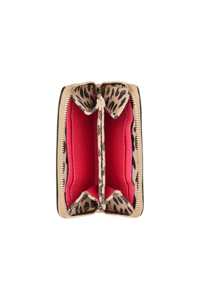 ALEXIS ZIP PURSE SPOT SUEDE