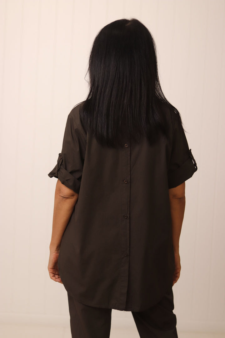 Aurora Button Detail Top