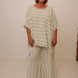 Luna Woven Top Stripe