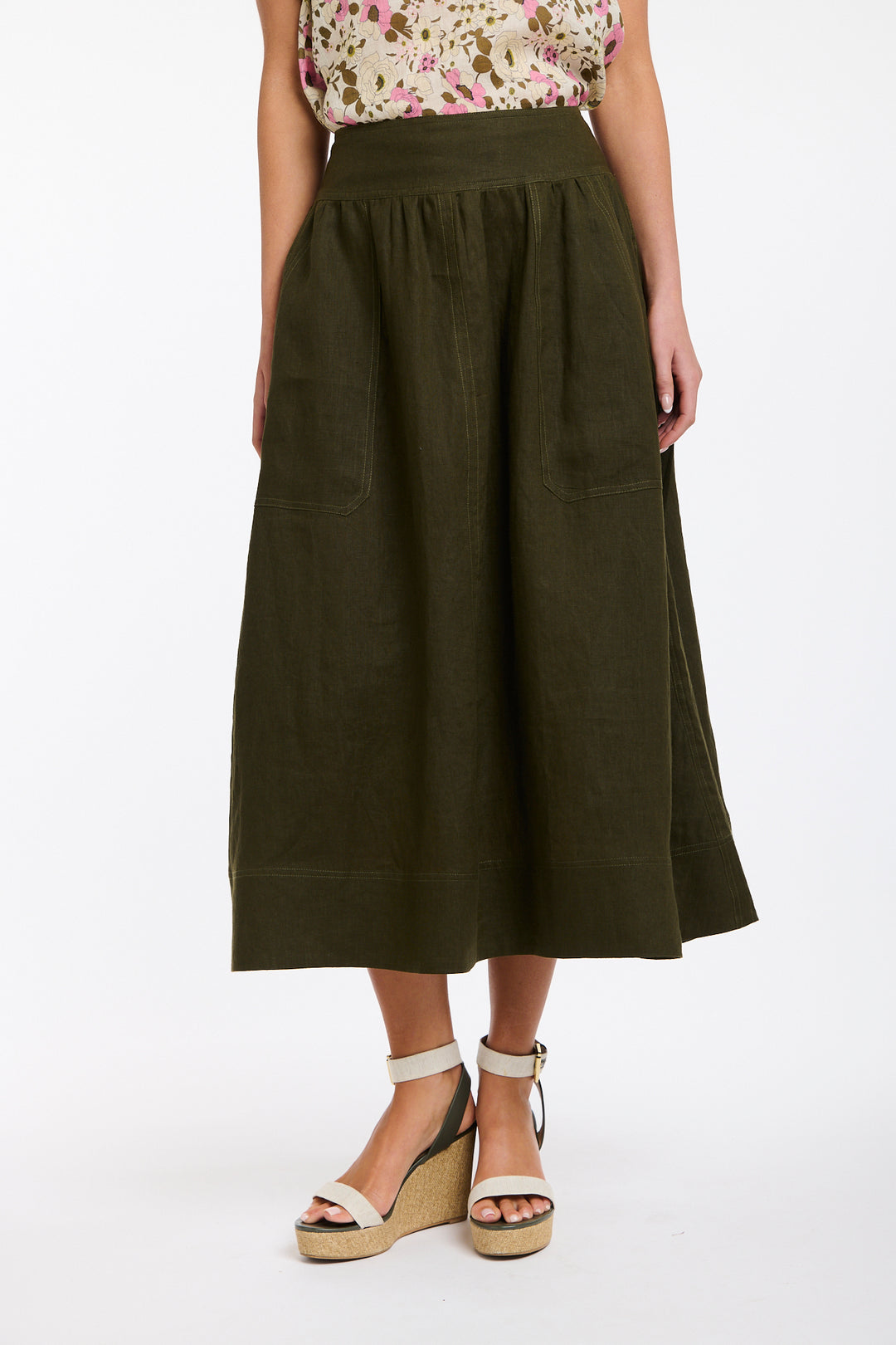 Marion Linen Skirt