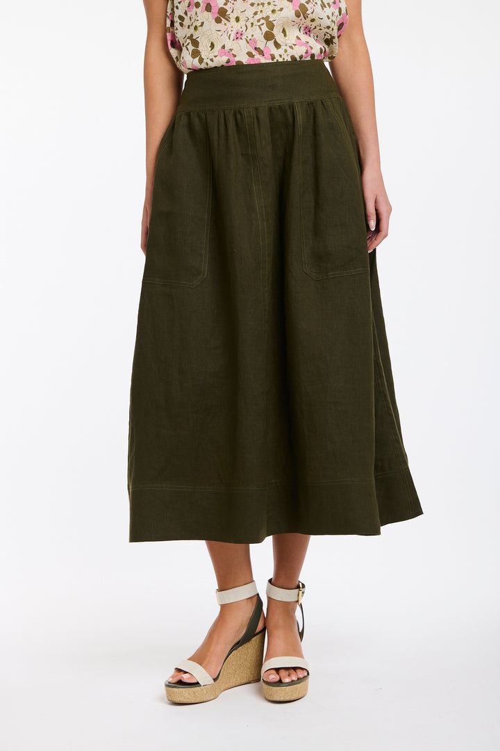Marion Linen Skirt