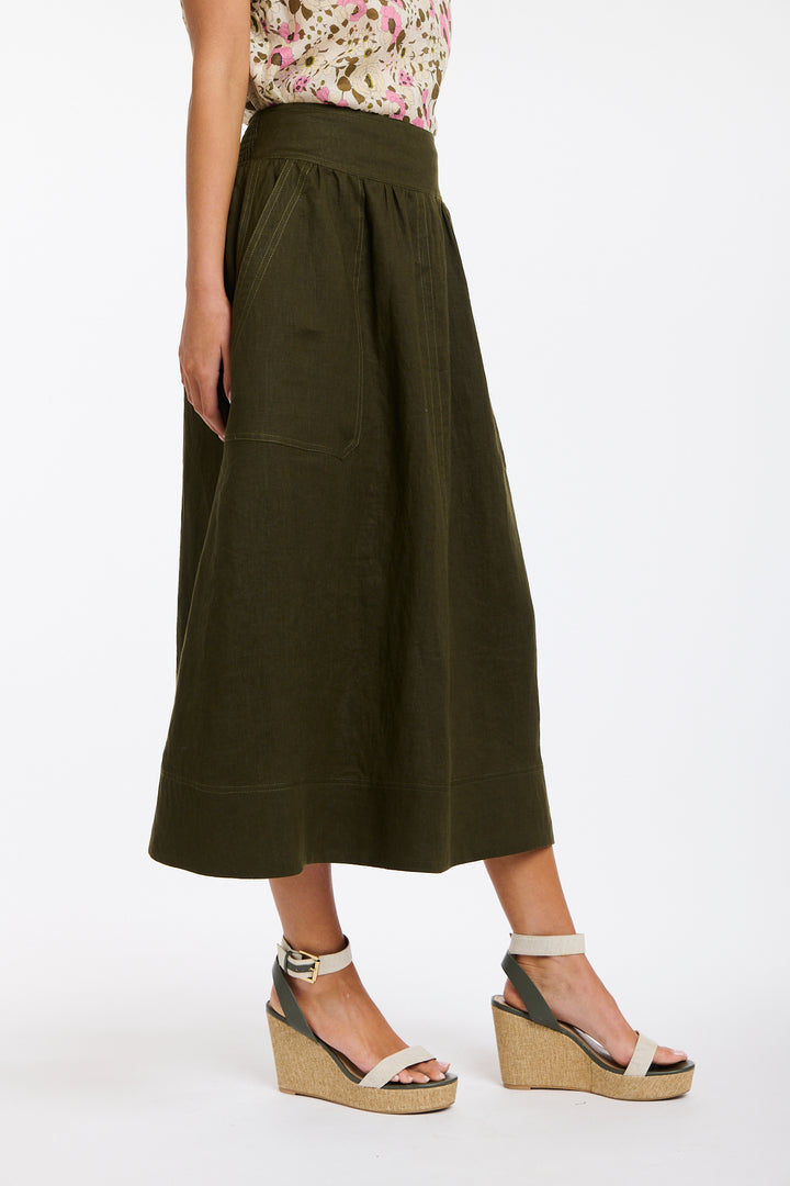 Marion Linen Skirt