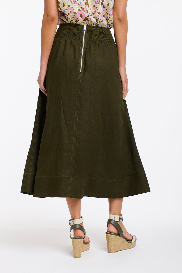 Marion Linen Skirt