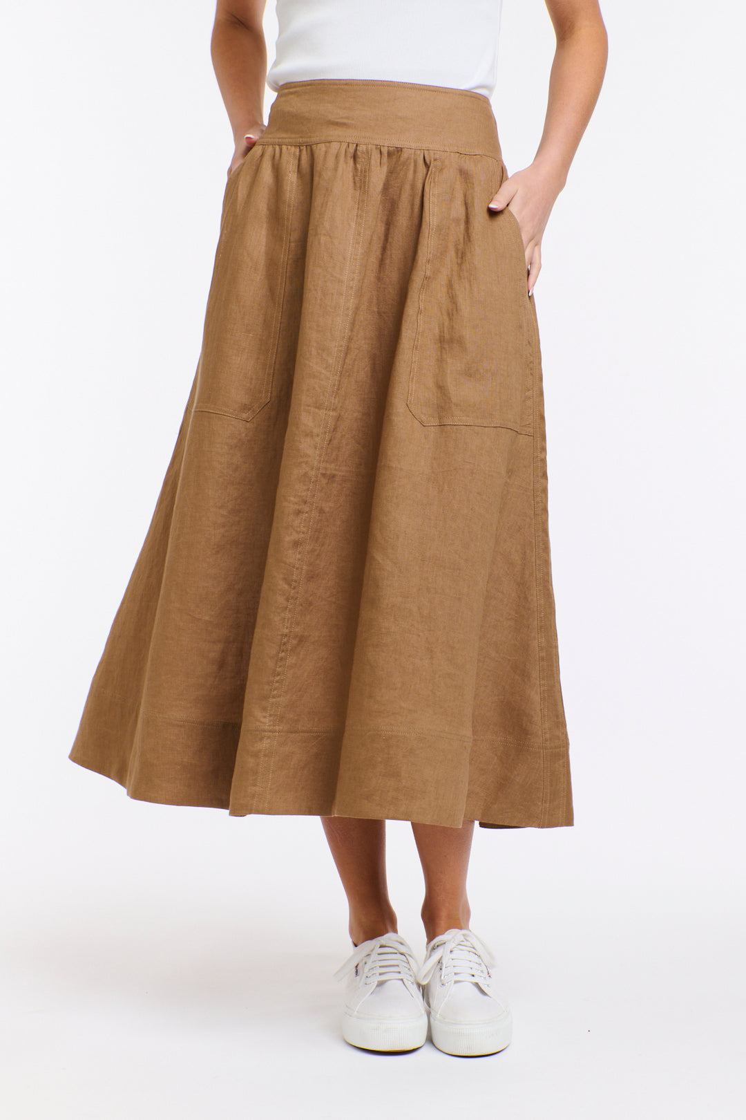 Marion Linen Skirt