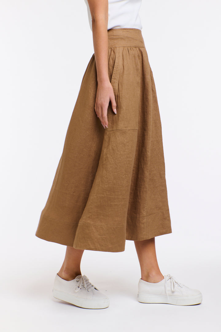 Marion Linen Skirt