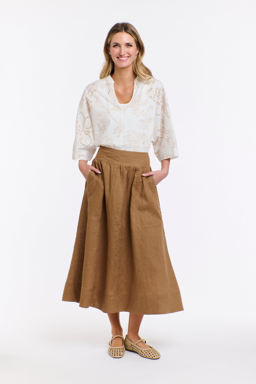 Marion Linen Skirt