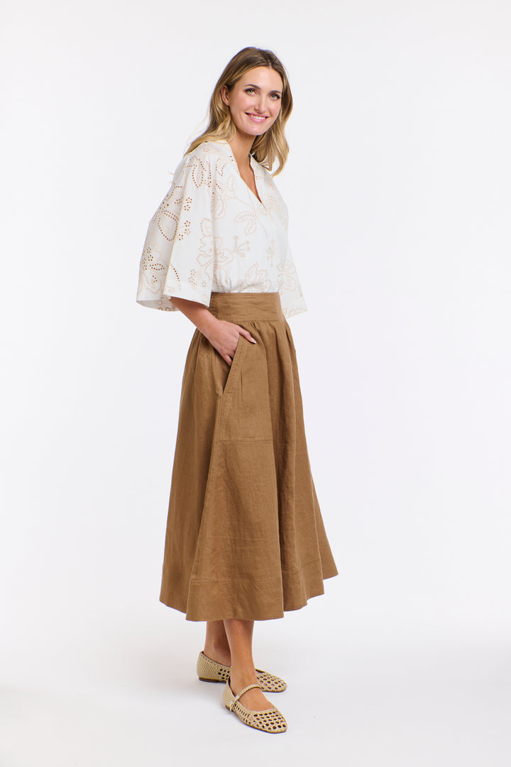 Marion Linen Skirt