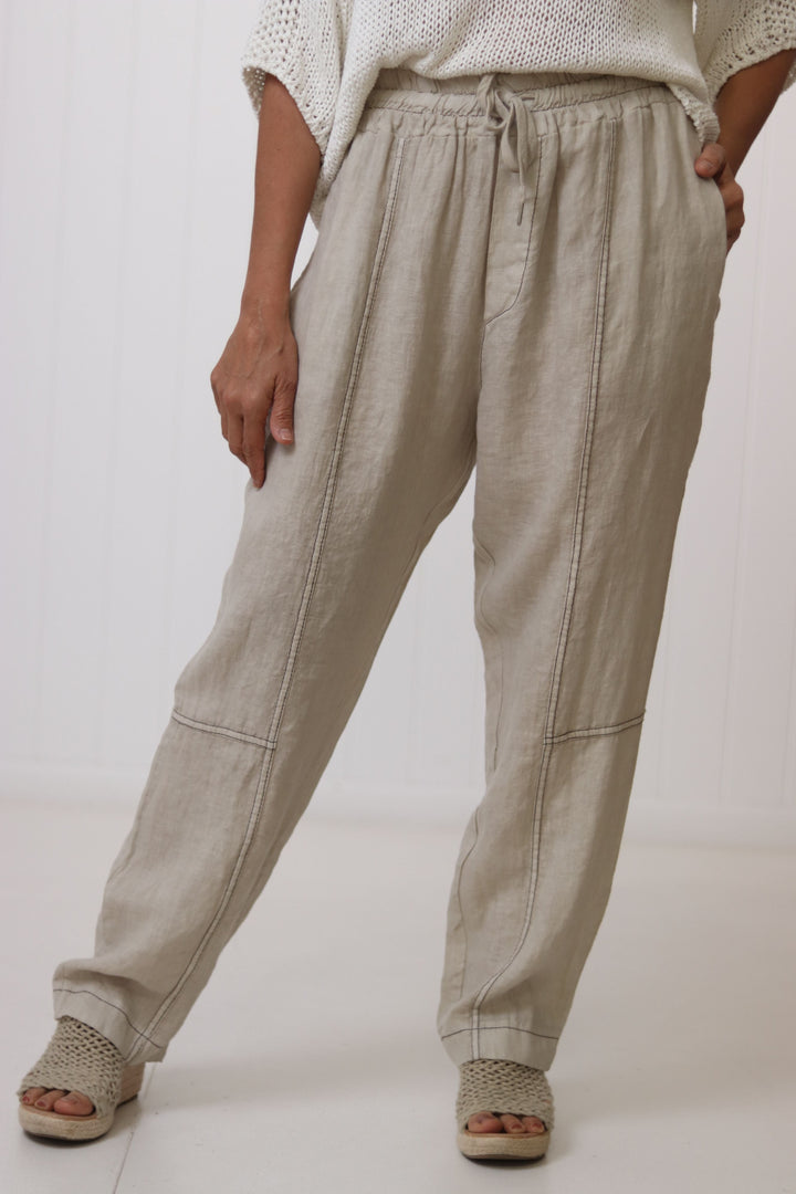 Kinsley Linen Pant w Pockets