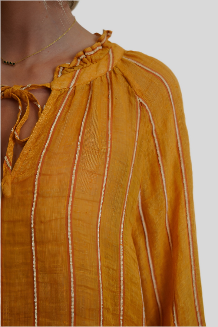 Sussana Top Velvet Stripe