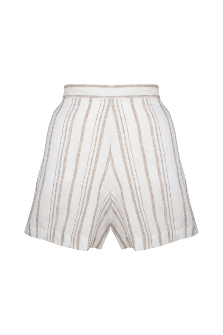 Stripe Linen Shorts