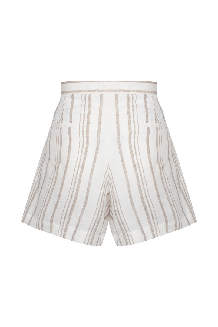 Stripe Linen Shorts