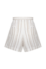 Stripe Linen Shorts