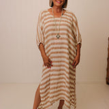 Rosa Stripe Kaftan