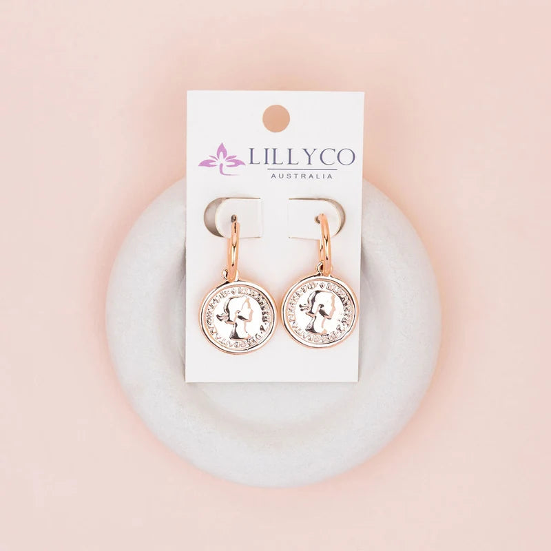 Coin Drop Earrings
