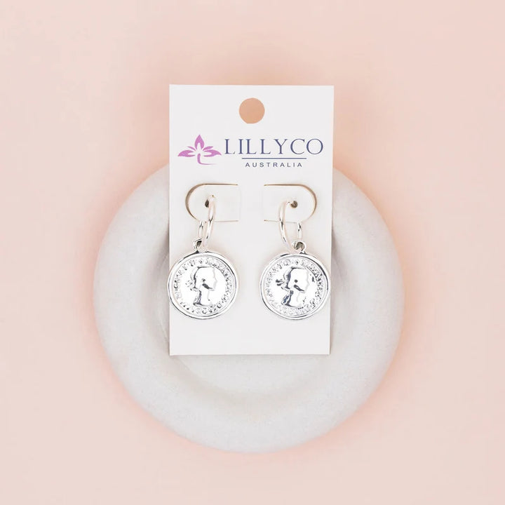 Coin Drop Earrings