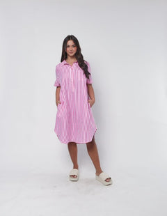 Ada Dress Stripe