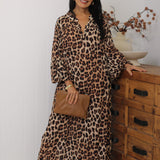 Billow Dress Leopard