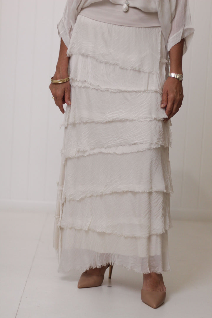 Catherine Silk Skirt