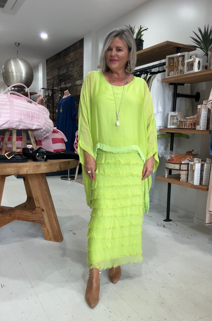 Ella Silk Layers Dress