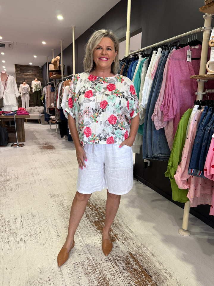 Kristie Top Floral