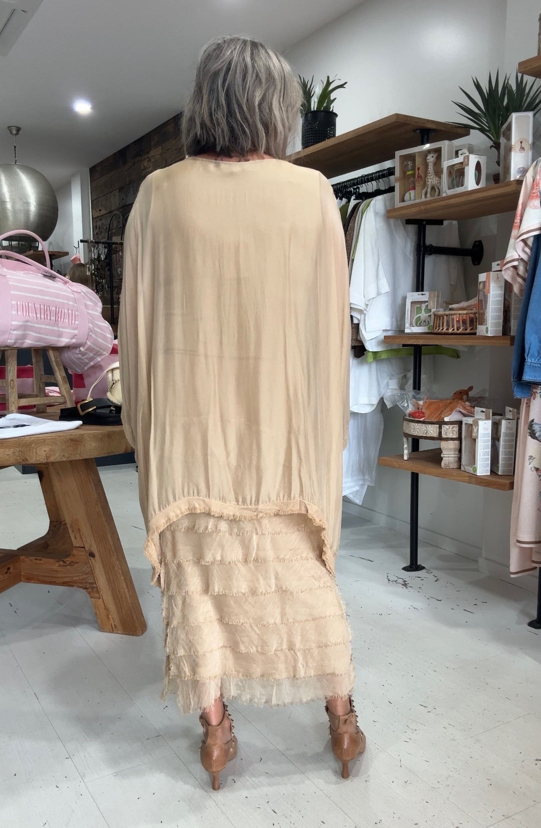 Ella Silk Layers Dress