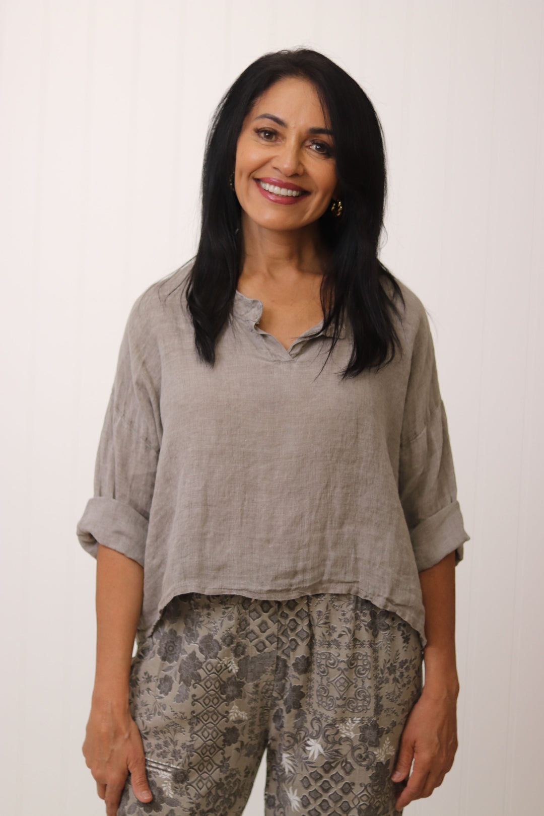 Sarah Round Neck Top