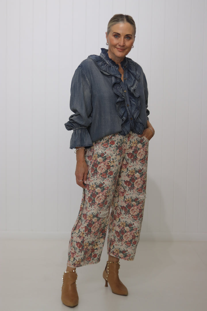 Ruffle In Time Shirt